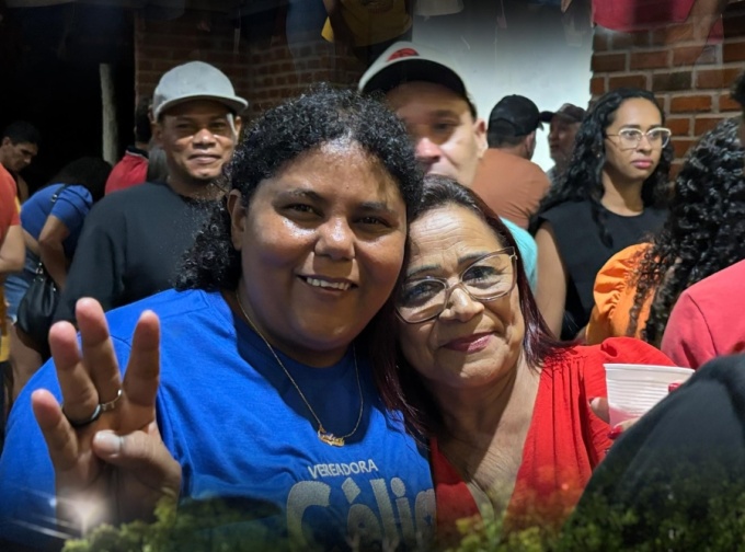 Célia do Povo reúne amigos e correligionários na festa da vitória 